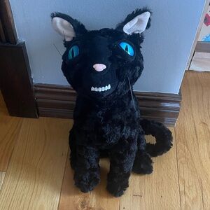 Black Plush Cat Stuffed Animal - Coraline Cat